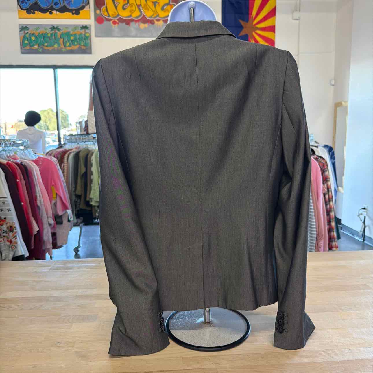 Banana Republic Size 6 Gray Used Blazer