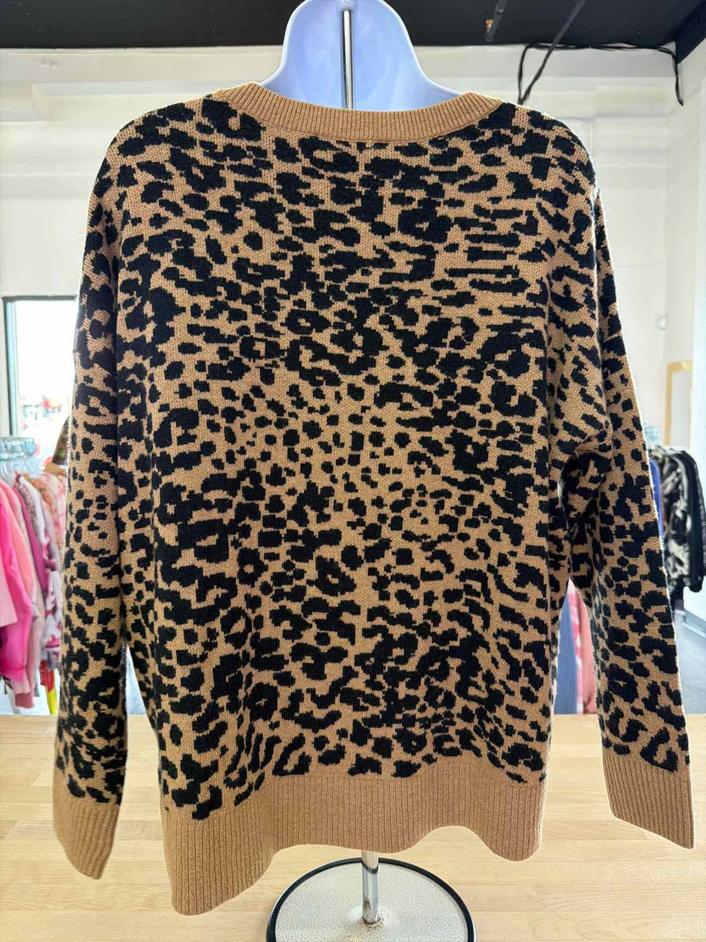 Loft Size L Tan Sweater