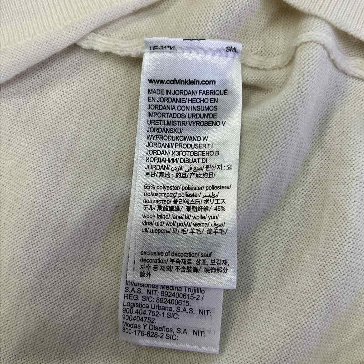 Calvin Klein Men's Extra Fine Merino Wool Blend Sweater