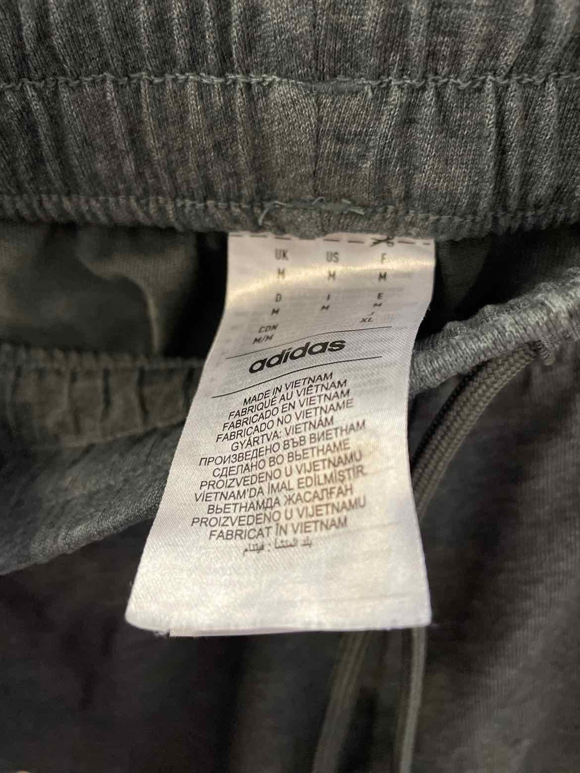 Adidas Size M Gray MENS Athletic Pants