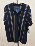 Guess Size L Blue White New MENS Polo
