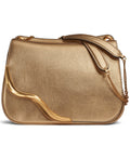 Donna Karan New York Malverne Metallic Crossbody Bag - Gold