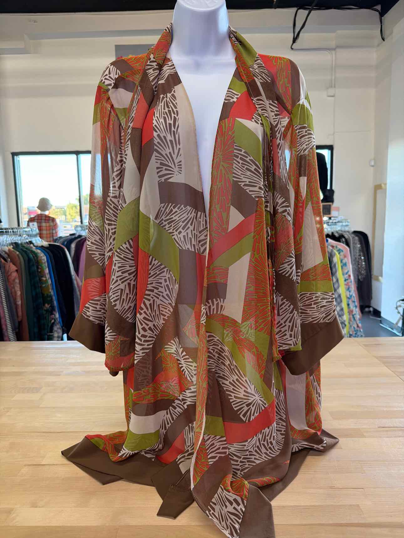 Antthony Size 3X Multi-Color Duster