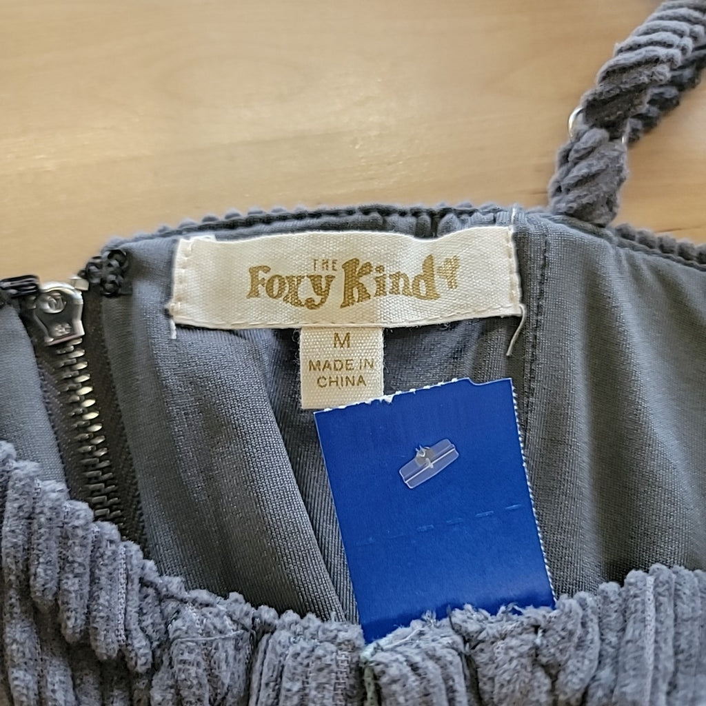 The Foxy Kind Size M Gray Corset
