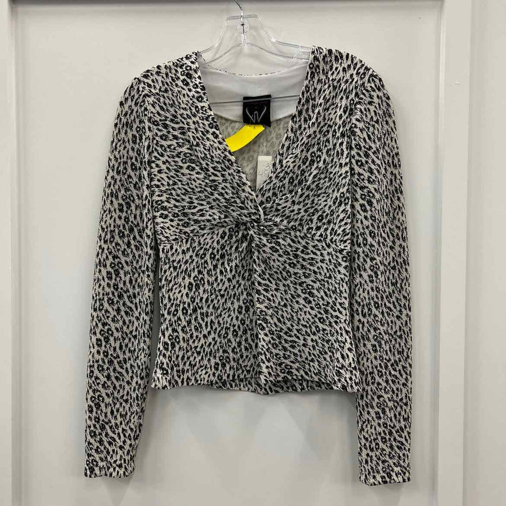 Veronique Young Size 6 BLACK & WHITE 2 pc Dress Set