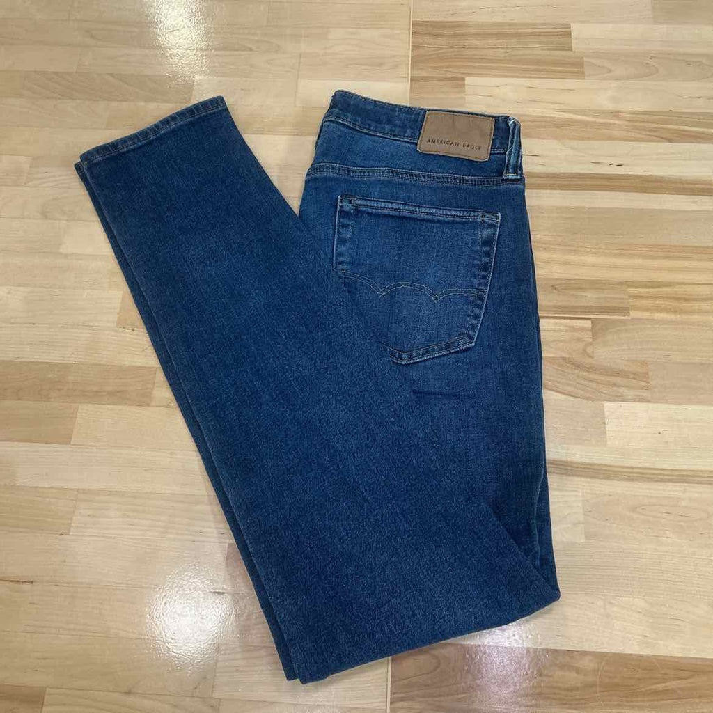 American Eagle Size 30x34 Blue MENS Jeans