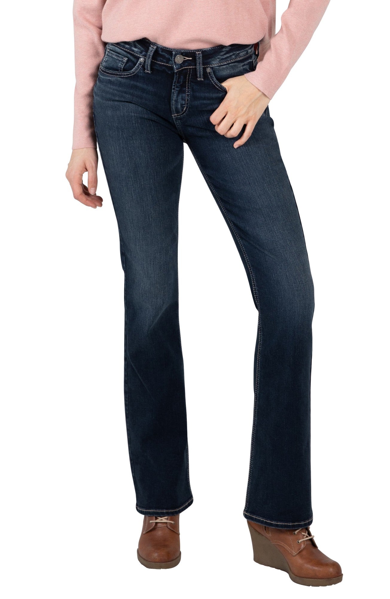 Women's Suki Mid Rise Slim Bootcut Jeans