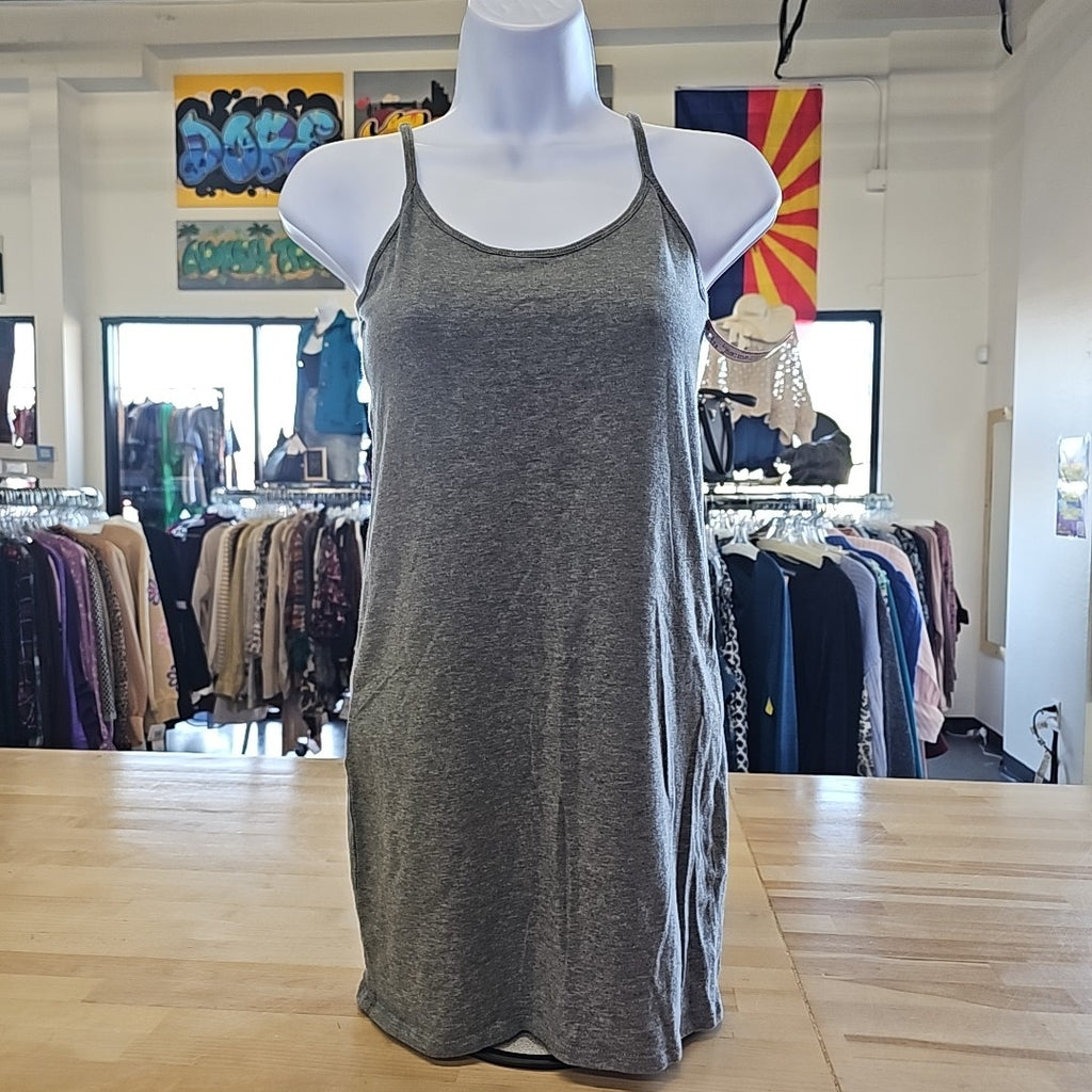 White House Black Market Size S Gray Preloved Tank