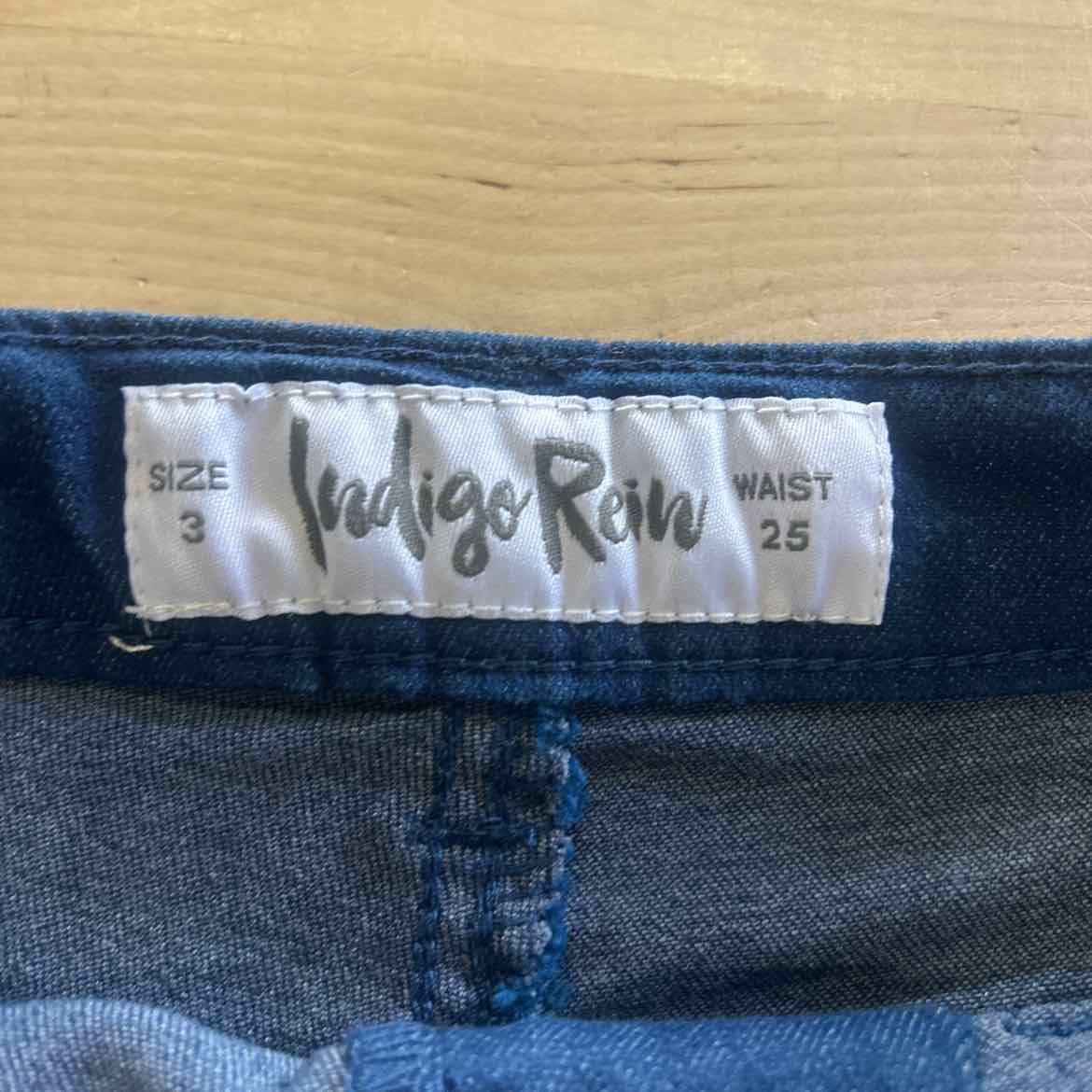 Indigo Rein Juniors' High-Rise Utility-Pocket Shorts - Raspberry Indigo - 3