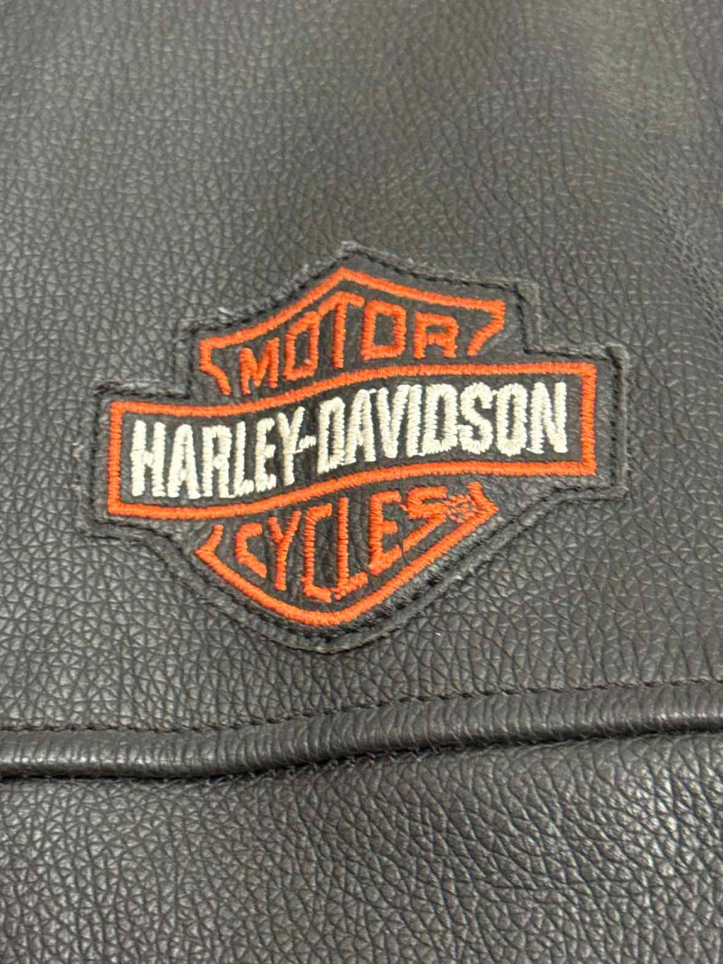 Harley Davidson Size XL Black Leather Moto Jacket