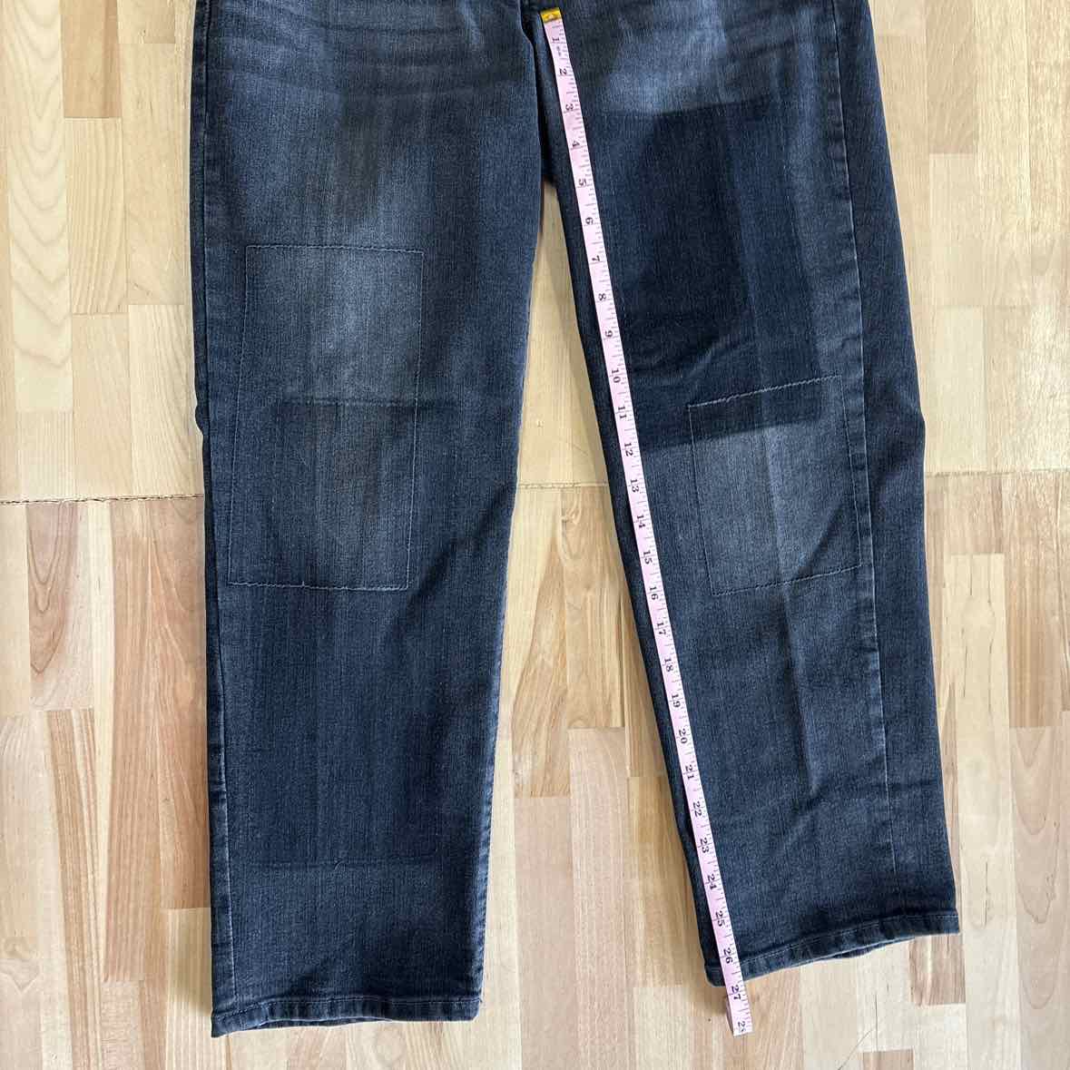 LOGO Size 6P Black Jeans