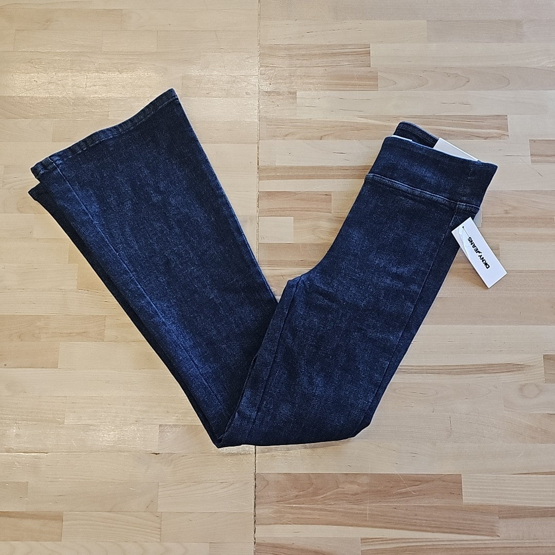Dkny Jeans Petite High-Rise Pull-on Flare Jeans - Bond Street