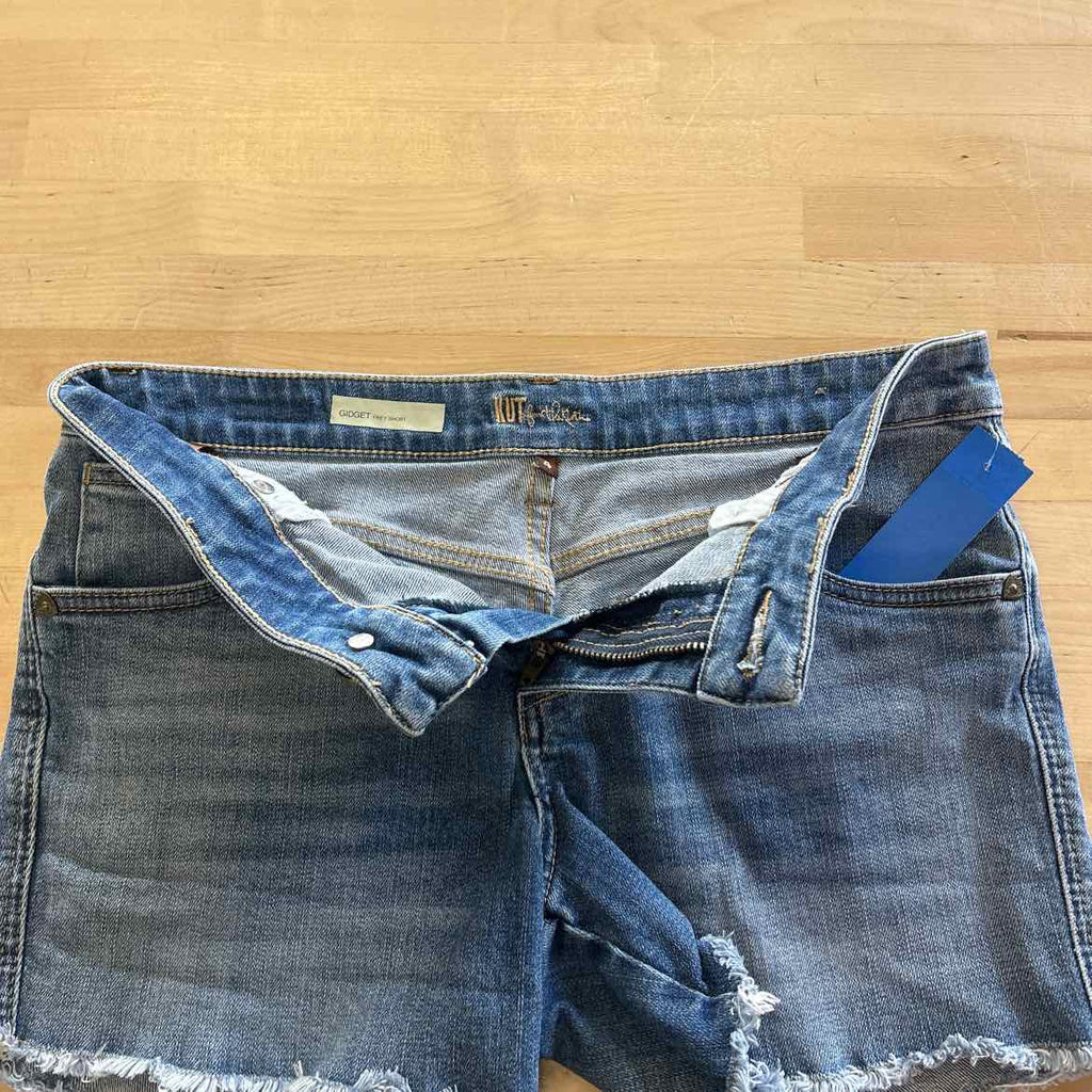 Kut from the Kloth Women Size 4 Blue Denim Preloved Shorts