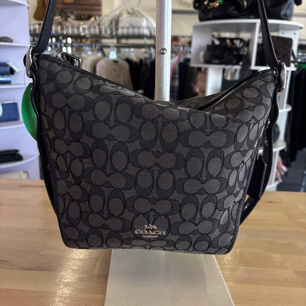 Coach Black/Gray Crossbody