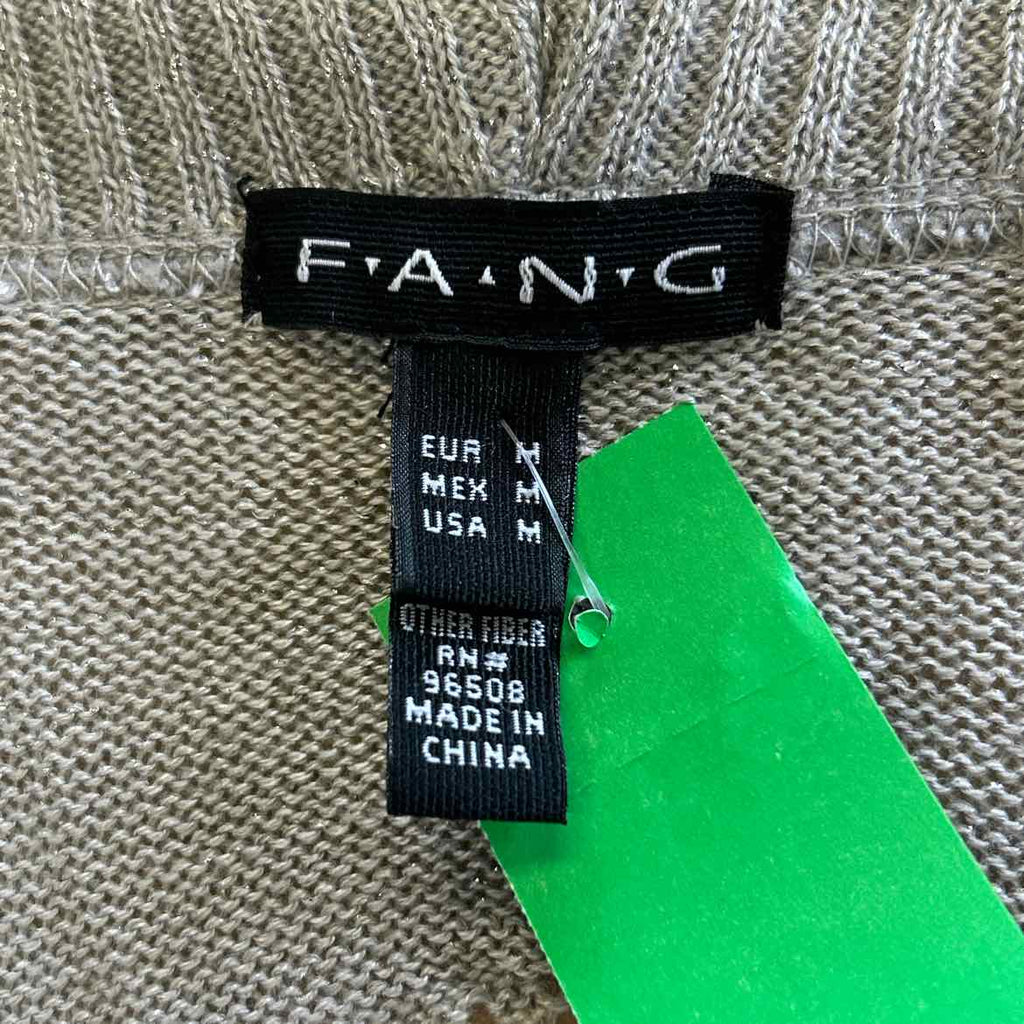fang Women Size M Silver Shawl
