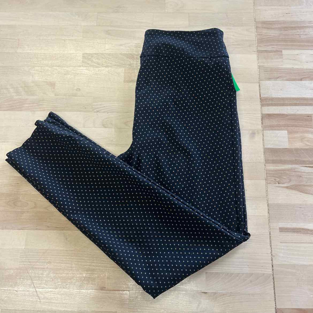 Peck&Peck Size 6 Black Rayon Preloved Pants