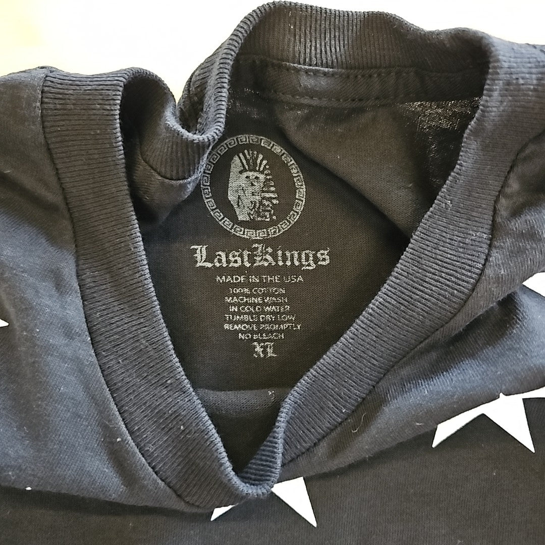 Last Kings Size XL Black MENS T-shirt