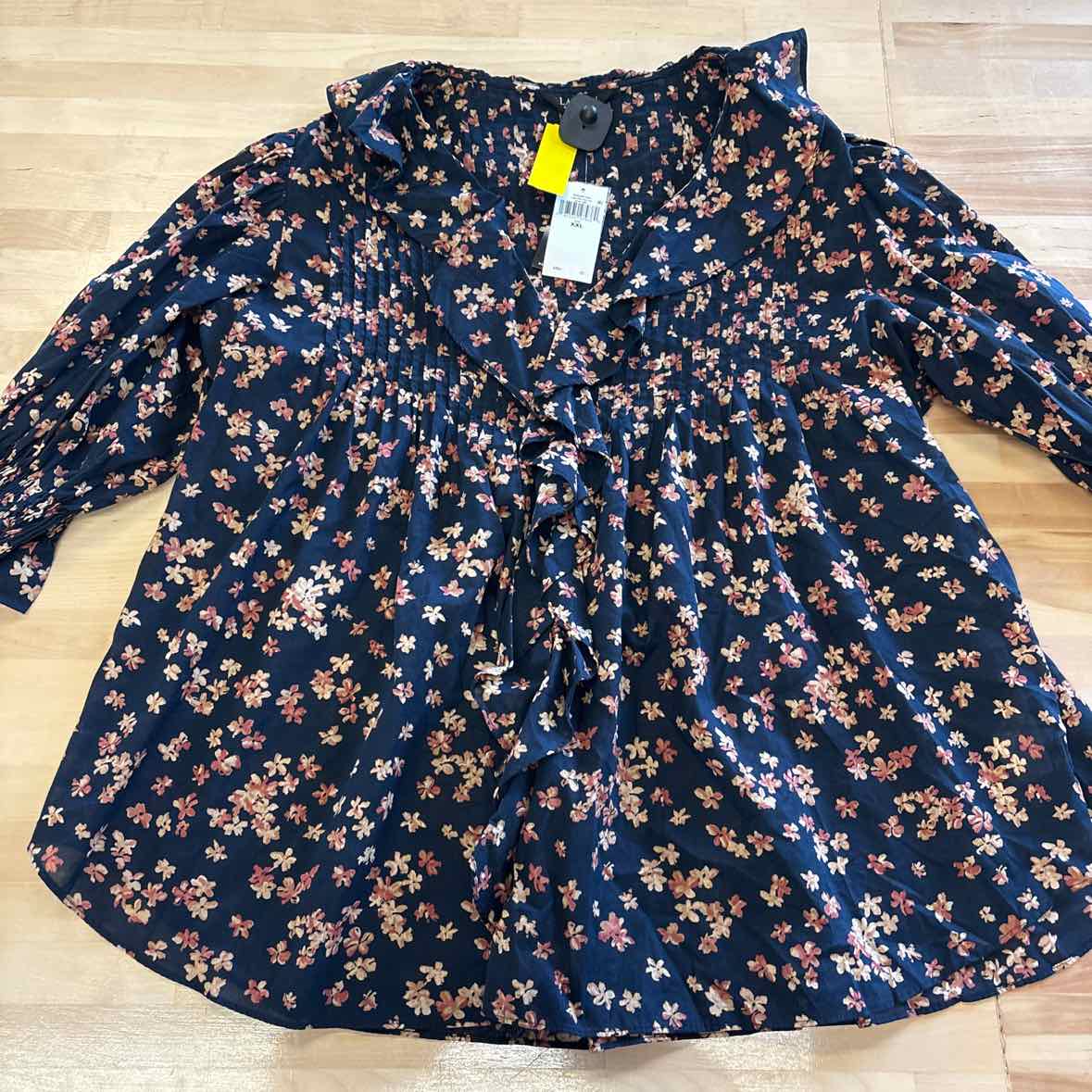 Ralph Lauren Size XXL Navy Blouse