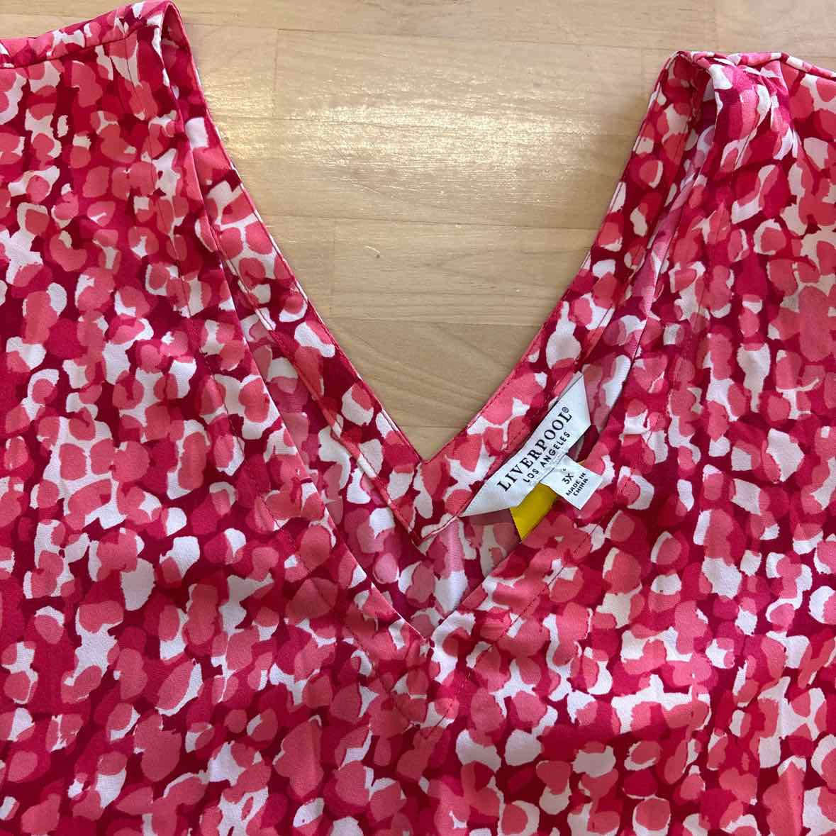 Liverpool Size 3X Pink Blouse