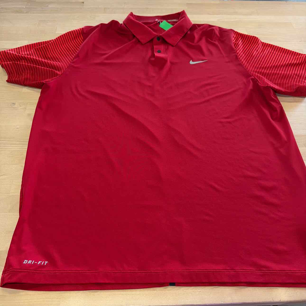 Nike Size XL Red Preloved MENS Polo