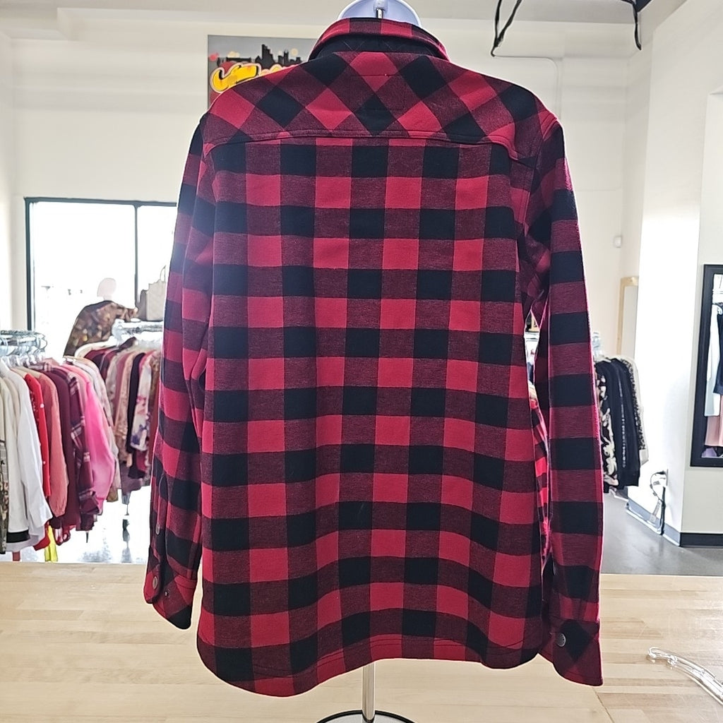 Orvis Women's Fleeced Lined Flannel Pinnacle Shirt Jacket