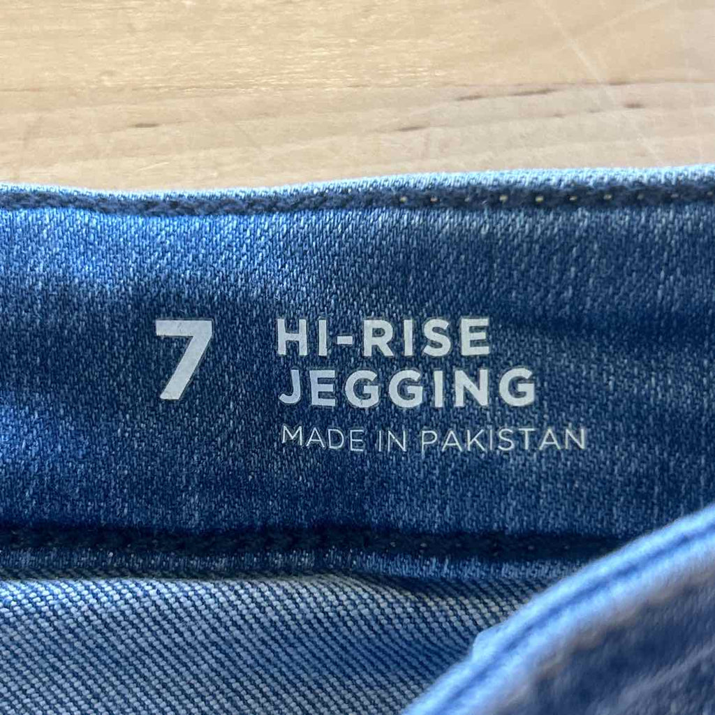 Arizona Jean Size 7 Blue Denim Preloved Jeans