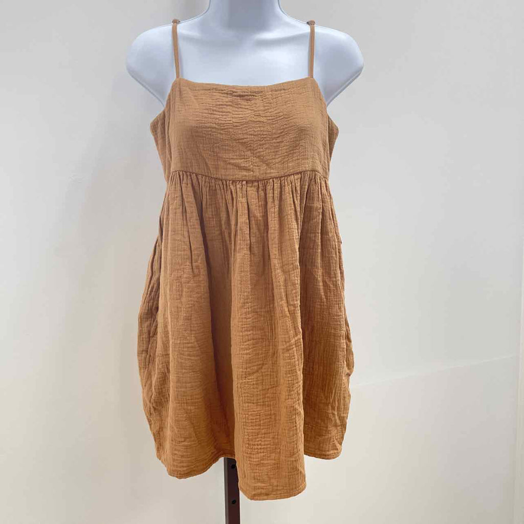 O'Neil Size S Hadia Dress Tobacco Brown