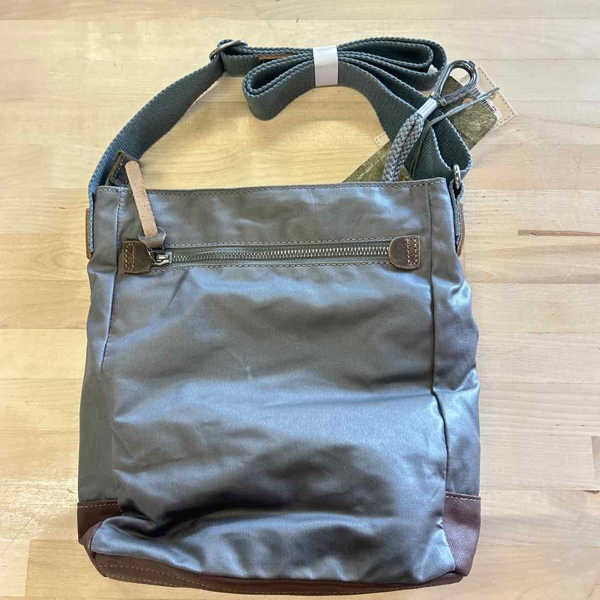 Tsd Brand Urban Light Coated Canvas Crossbody Bag