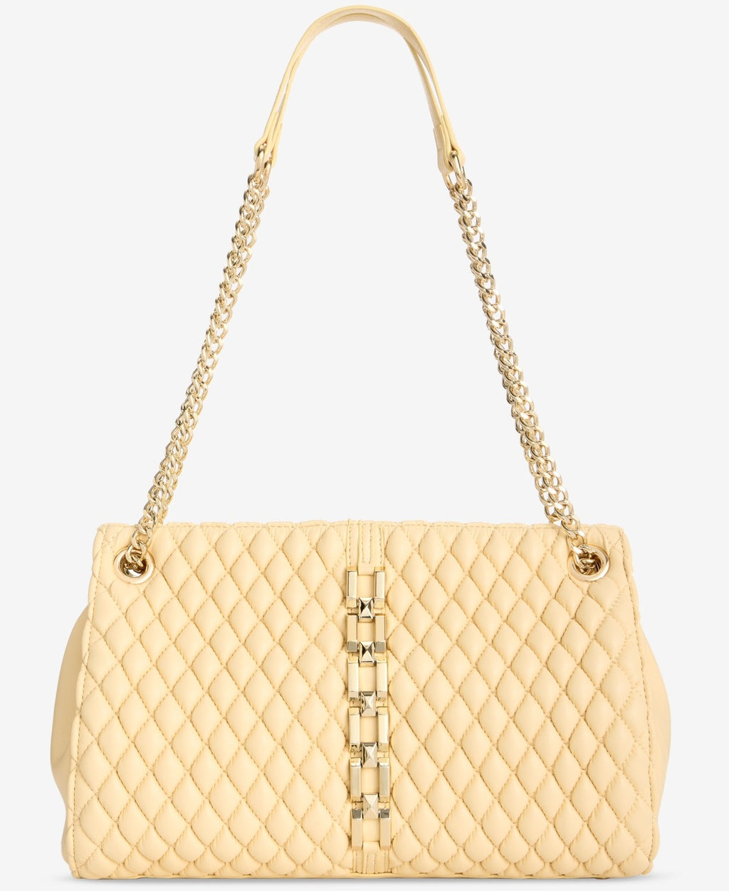 I.N.C. International Concepts Harrper Aurora Quilted Shoulde Double Cream NO SIZ
