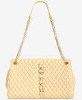 I.N.C. International Concepts Harrper Aurora Quilted Shoulde Double Cream NO SIZ