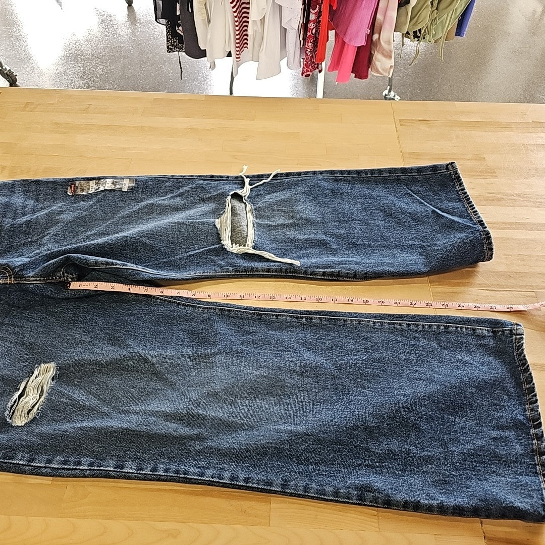 Levis Womens 94 Baggy Bootcut Jeans