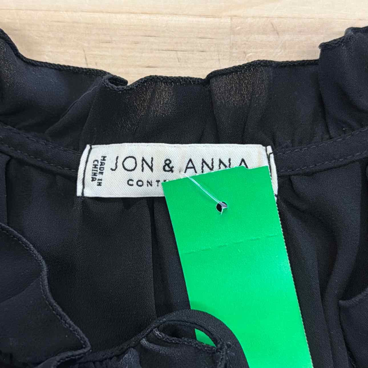 Jon & Ana Size XL Black Preloved Sleeveless