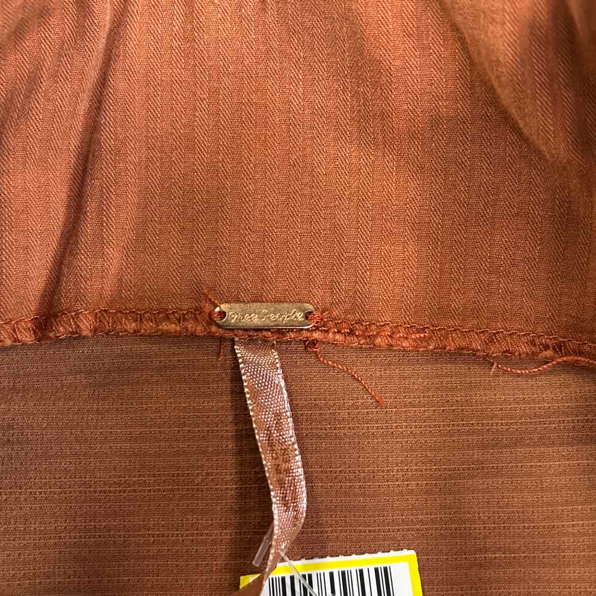 Free People Size 8 Orange Preloved Skirt