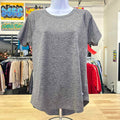 Tek gear Size M Gray Preloved Athletic Tee