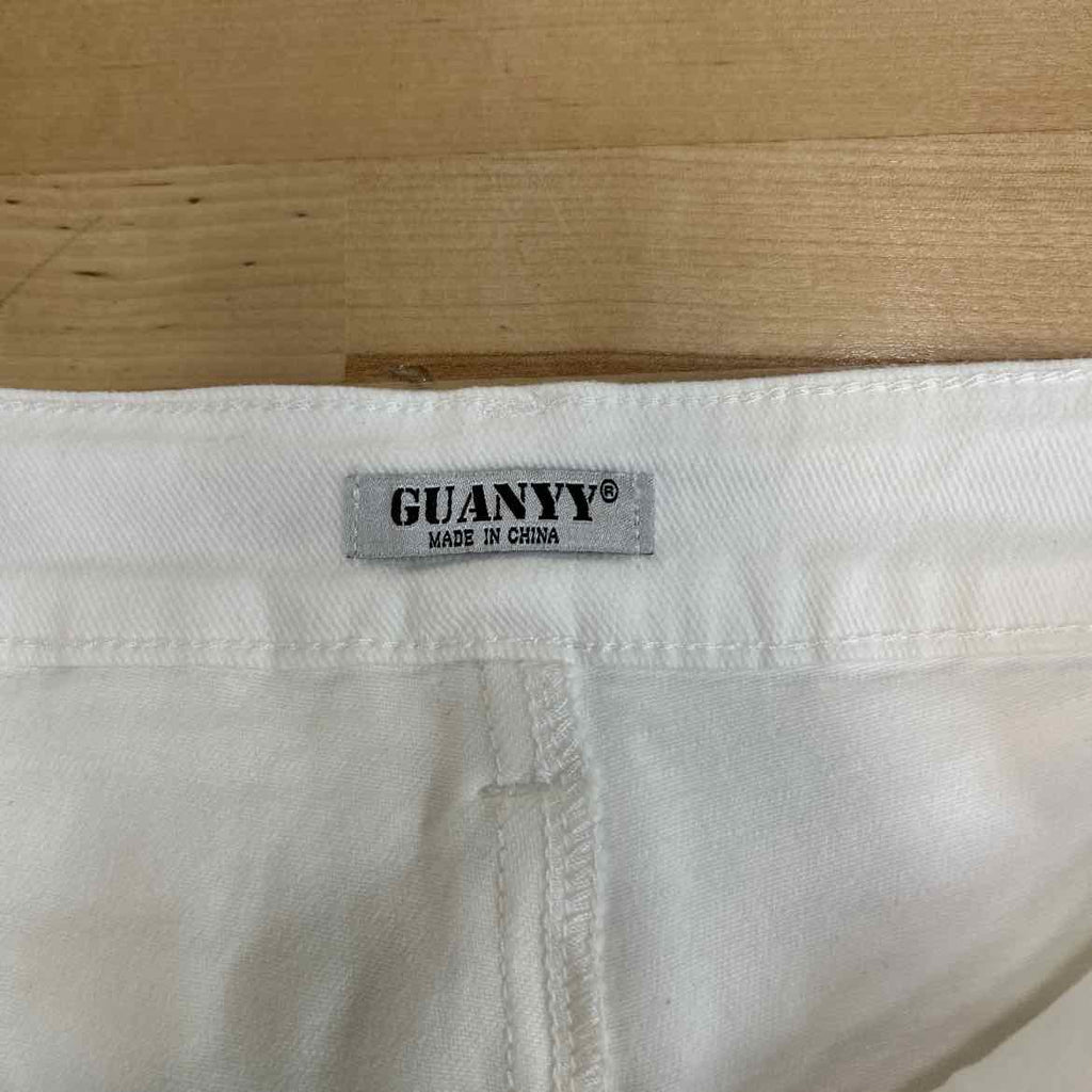 Guanny Women Size XL White Preloved Skorts