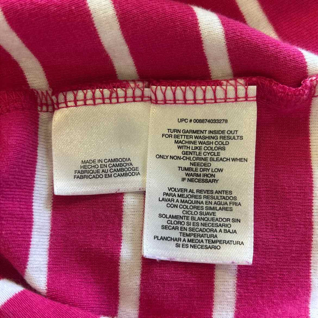 Jones New York Size XL Pink/white Cotton Preloved Shirt