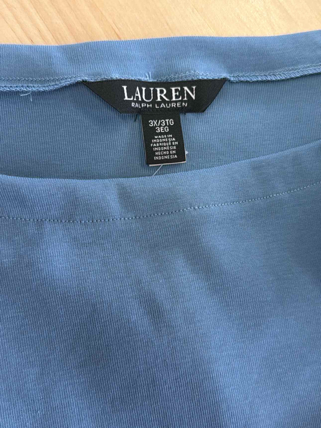 Ralph Lauren Size 3X Blue Blouse
