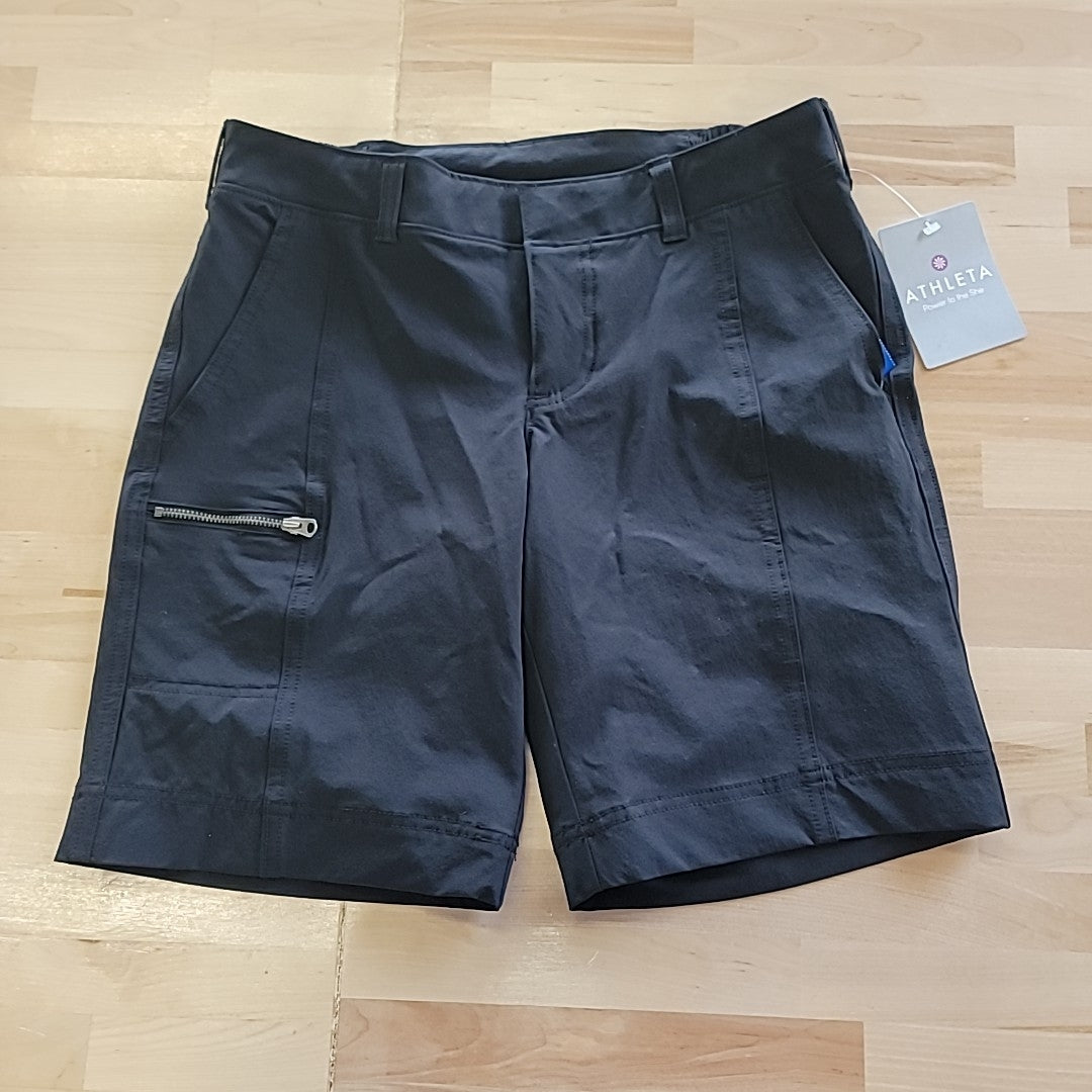 Athleta Size 4 Black Athletic Shorts