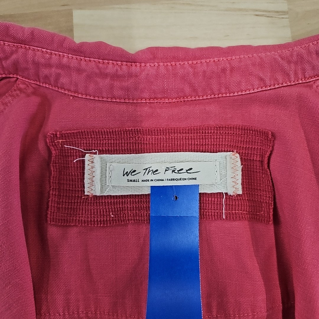 we the free Size S Pink Jean Jacket