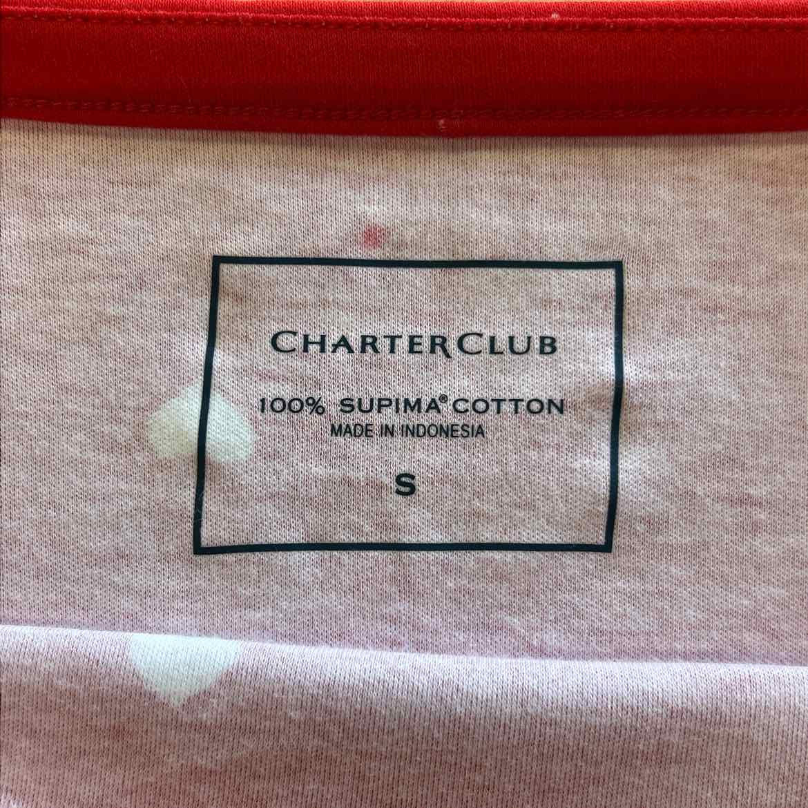 Charter Club Size S Red Longsleeve