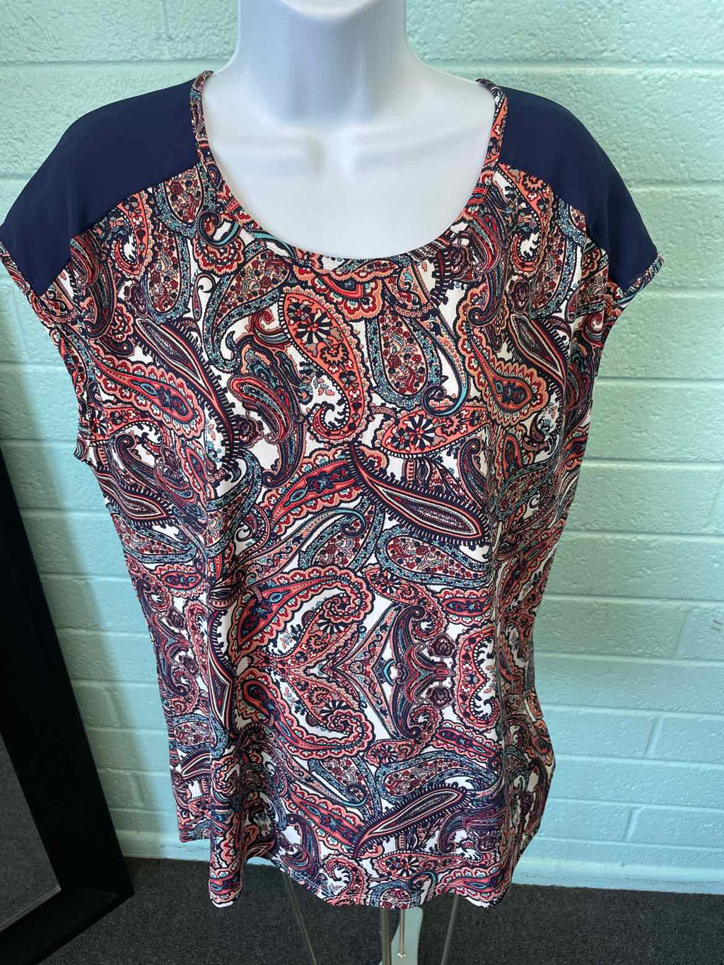 Carol Rose Size L Multi - Fall Knit Top