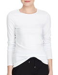 Lauren Ralph Lauren Cotton-Blend Long-Sleeve Top