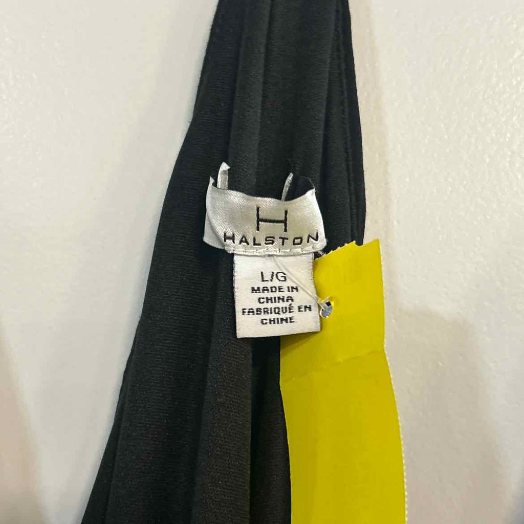 Halston Size L Black Preloved Dress