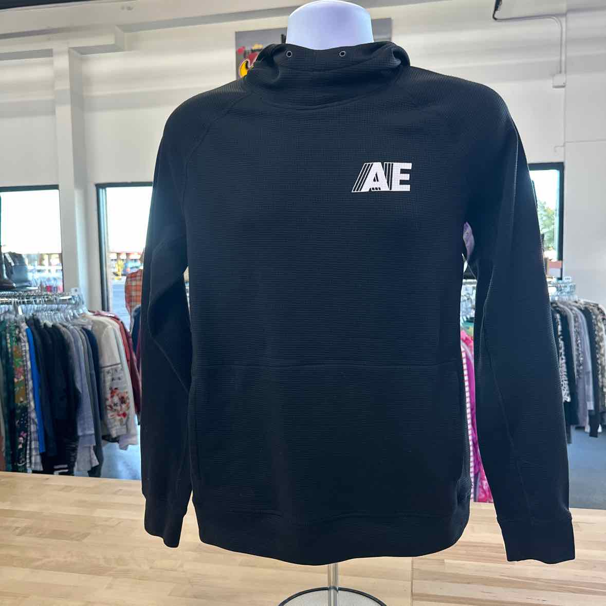 American Eagle Size S Black Hoodie
