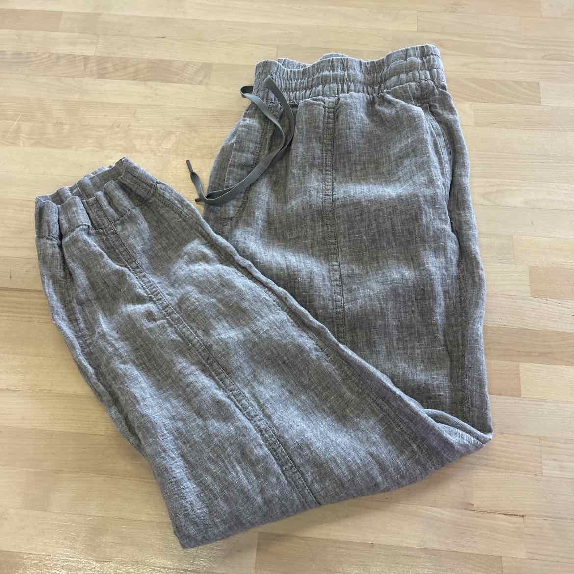 Athleta Size XL Brown Linen Preloved Jogging Pants