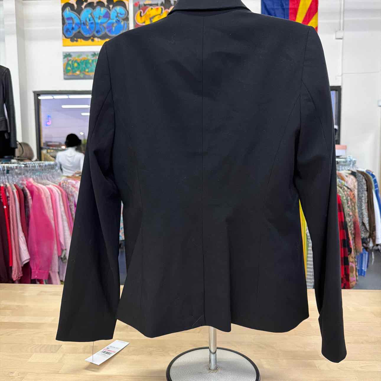 Calvin Klein One-Button Blazer, Regular and Petite Sizes - Black