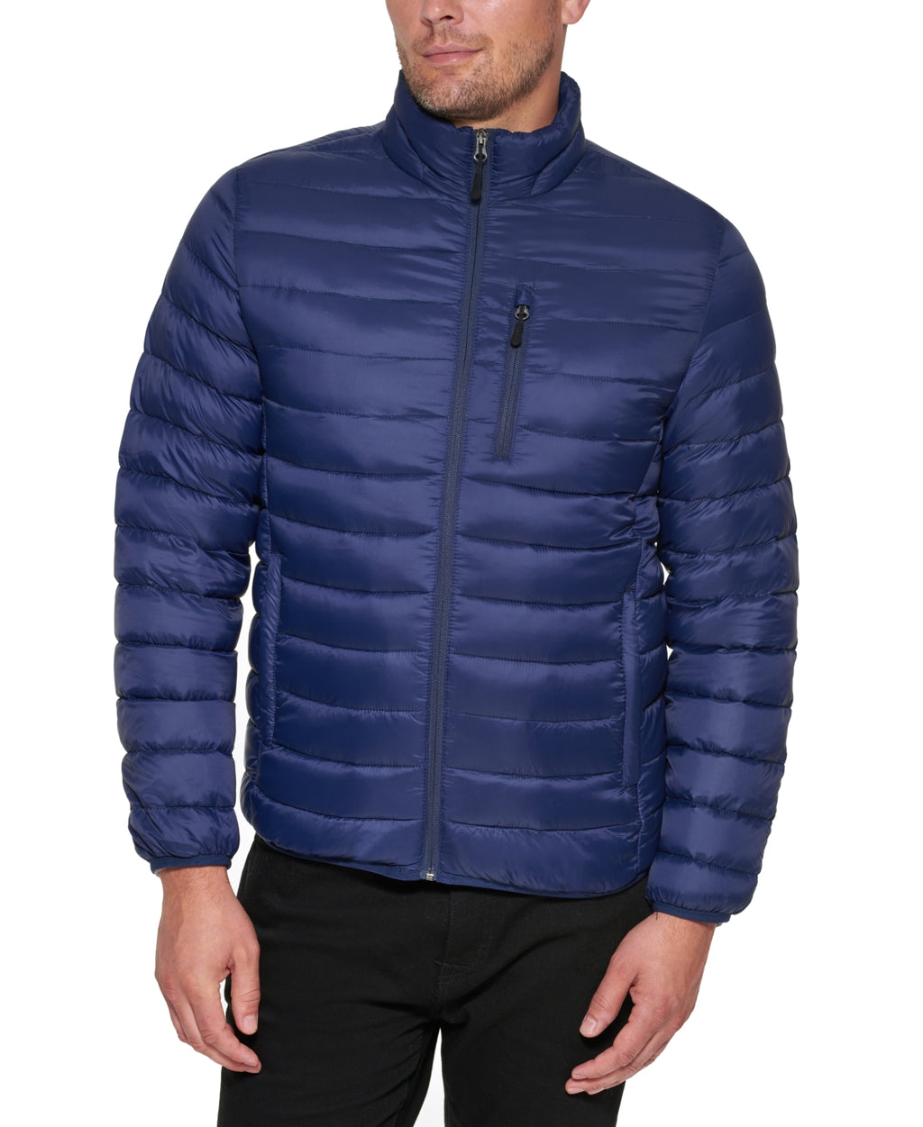 Club Room Size XXL Navy Quilted Packable Puffer Jacket NWT