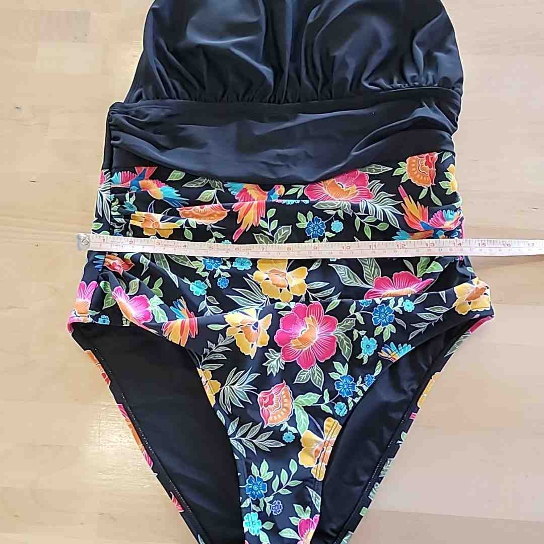 Cupshe Size L Black Swimsuit