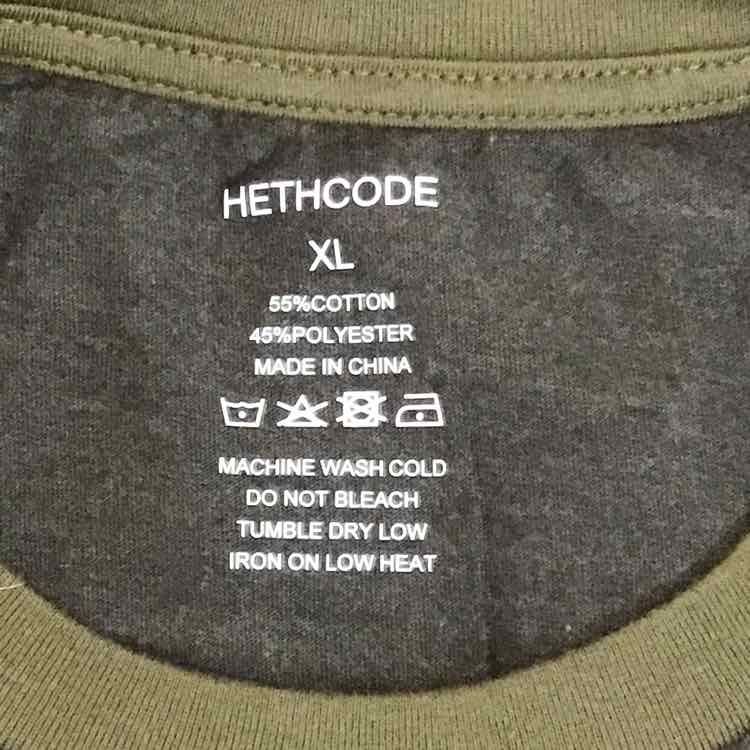Hethcode Size XL Gray Green Preloved Longsleeve