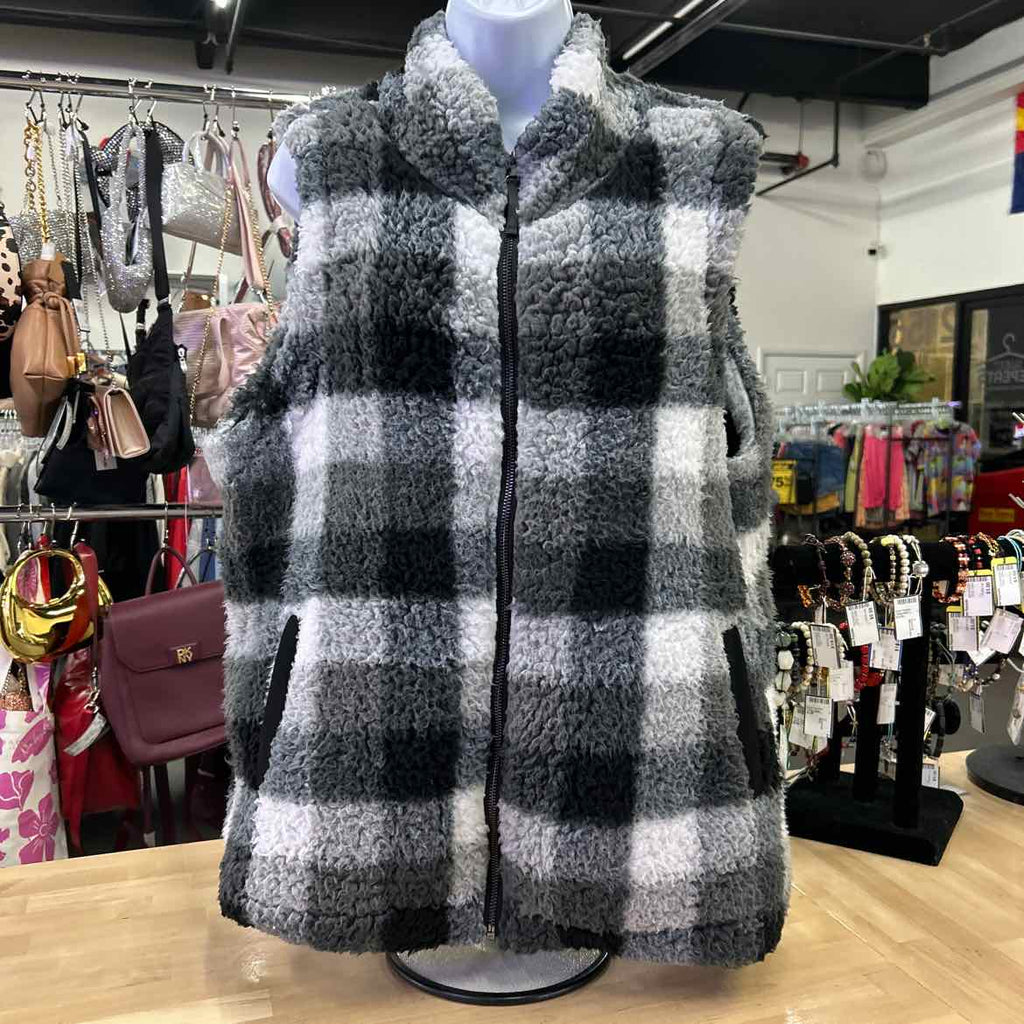 Westbound Size 1X black/gray/white Vest